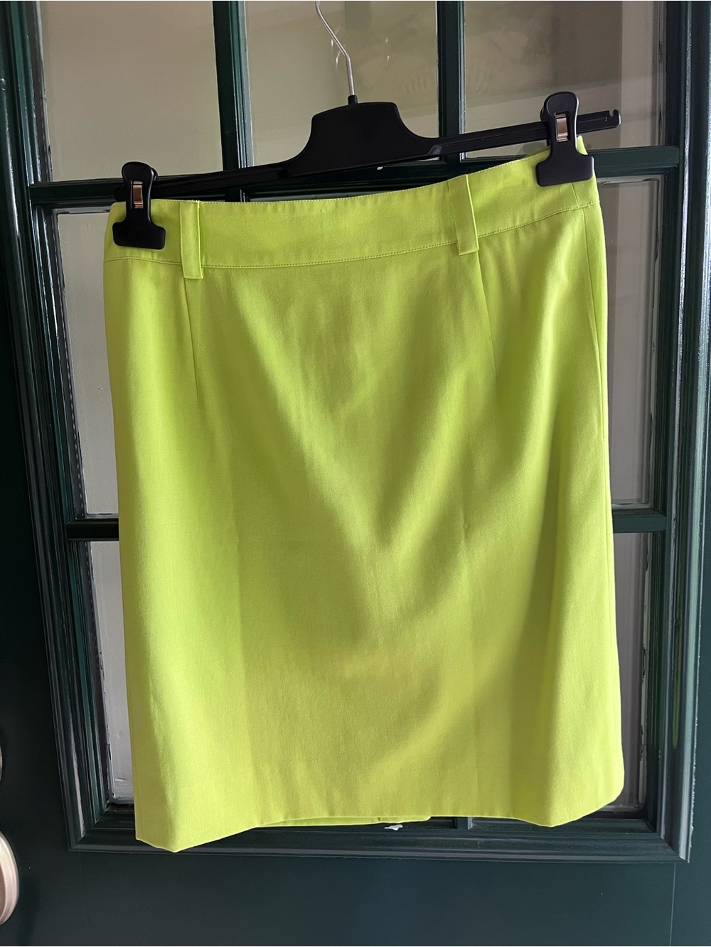 Mondi Vintage Neon Lime Pencil Skirt